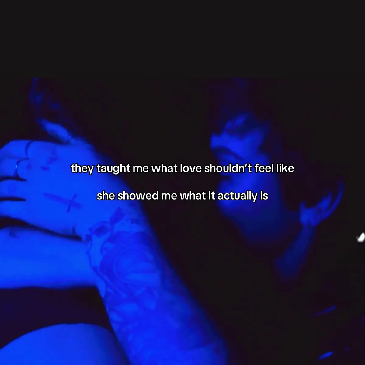 i used to think love had to hurt to be real. this song is what it feels like when it finally doesn’t.  • #couplegoals #wlw #lgbt #healing #music 