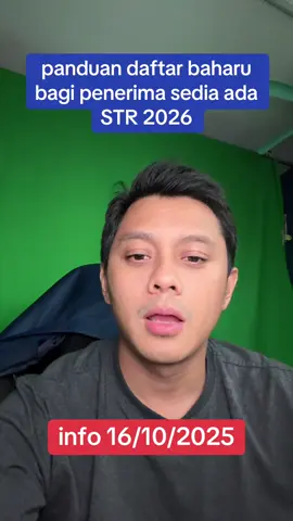panduan daftar baharu penerima sTR 2026 