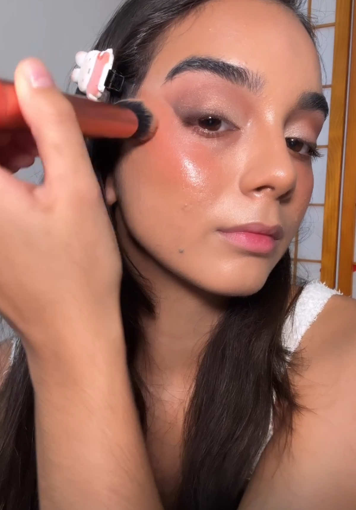 Soft glam on myself :p  Products used: @elfcosmetics  @realtechniques  @Patrick Ta Beauty  @Haus Labs  @makeupbymario  @Hourglass Cosmetics  @urban decay  #tiktok #reels #glam #makeup #fyp 