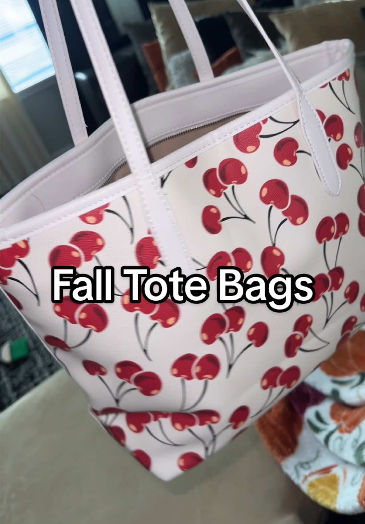 Click the orange shopping cart 🛒↖️ #purse #cherrypurse #tiktokpurse #fallbags #totebags 