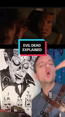 Replying to @Church12988 Evil Dead Lore is both crazy and awesome! #evildead #samraimi #horrortok #filmtok #movietok 