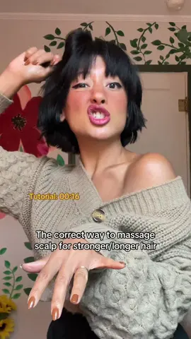 The secret to strong hair is literally just scalp TLC #scalpmassagetutorial #haircare #hairtok #holistichealing 