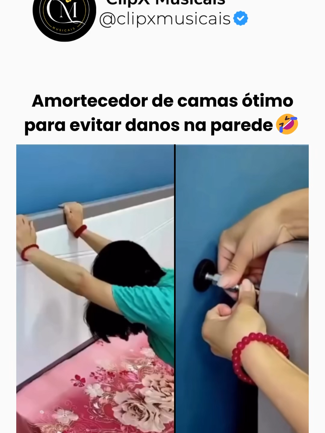 Amortecedor de camas ótimopara evitar danos na parede🤣 #quarto67HX#hypexcortes @guilhermeebenuto @luansantana @hypex.cortes