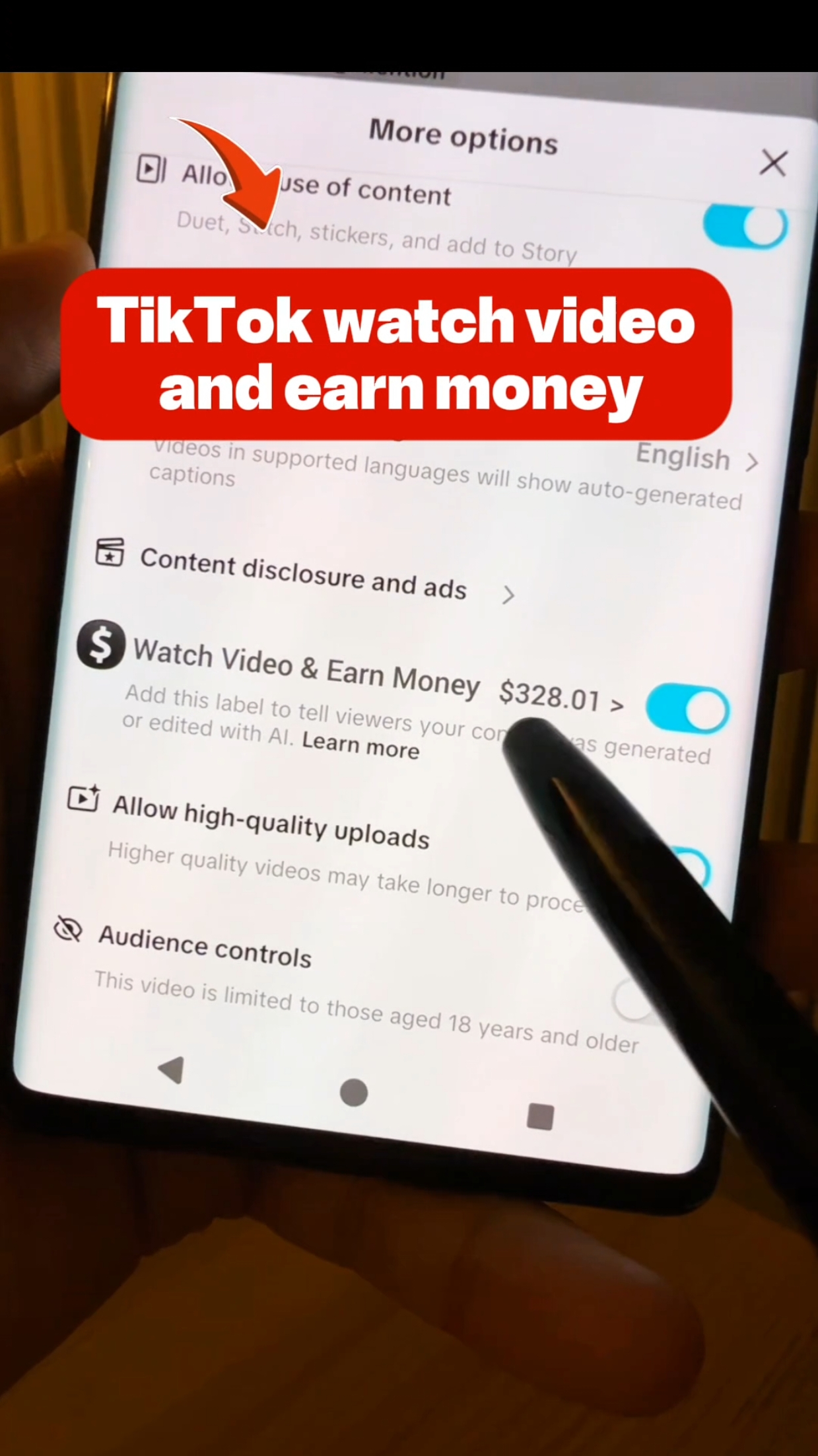 earn money online with tiktok use this trend now and start #content #random #fyp #earn #viral @technodivine1uk 