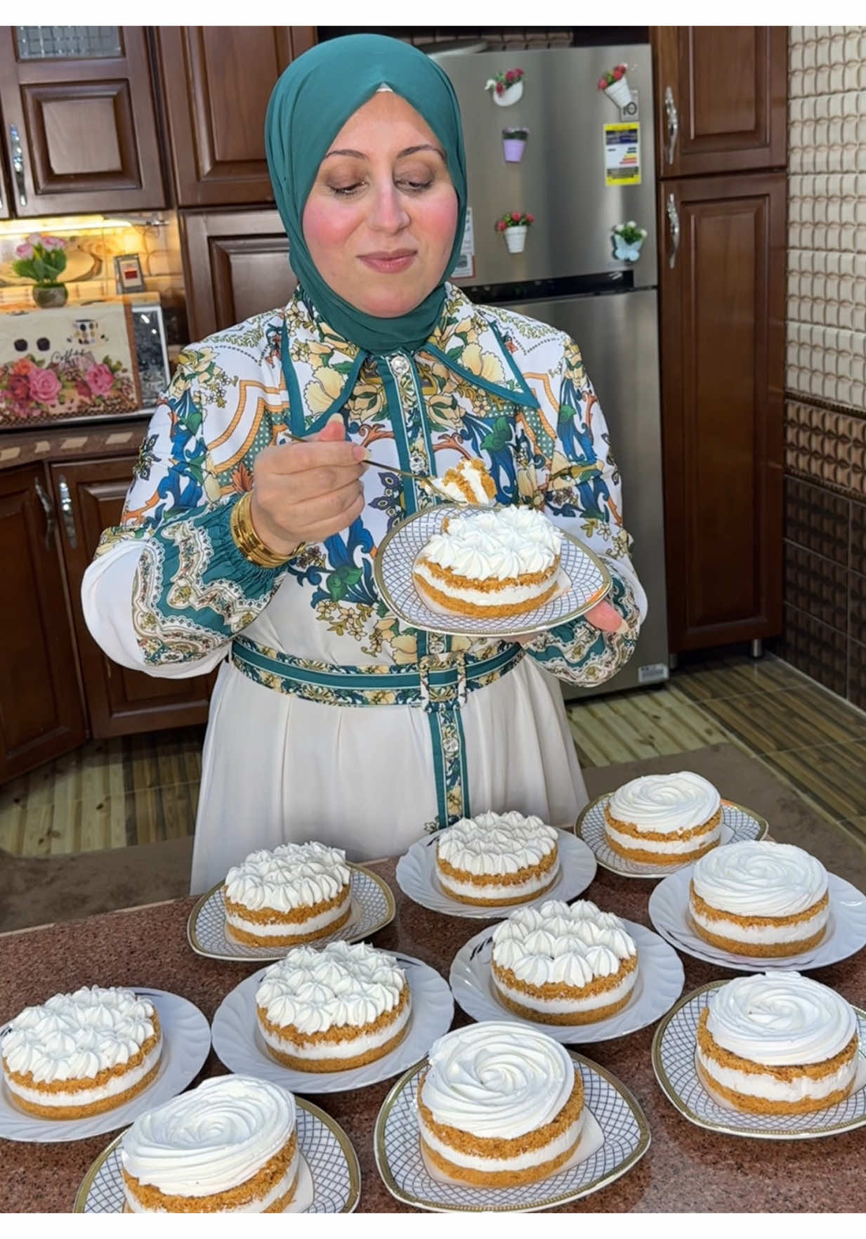 اعملي الحلو في دقايق وابهريهم باللي يحبوه 🥰 #بيحلي_على_الحلو #عزة_في_المطبخ #تيك_توك #تيك #تيكتوك 