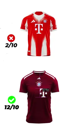 Fixing Bayern’s 25/26 Home Kit #bayern #bayernmunich #bundesliga #football #Soccer #jerseydesign #footballkit