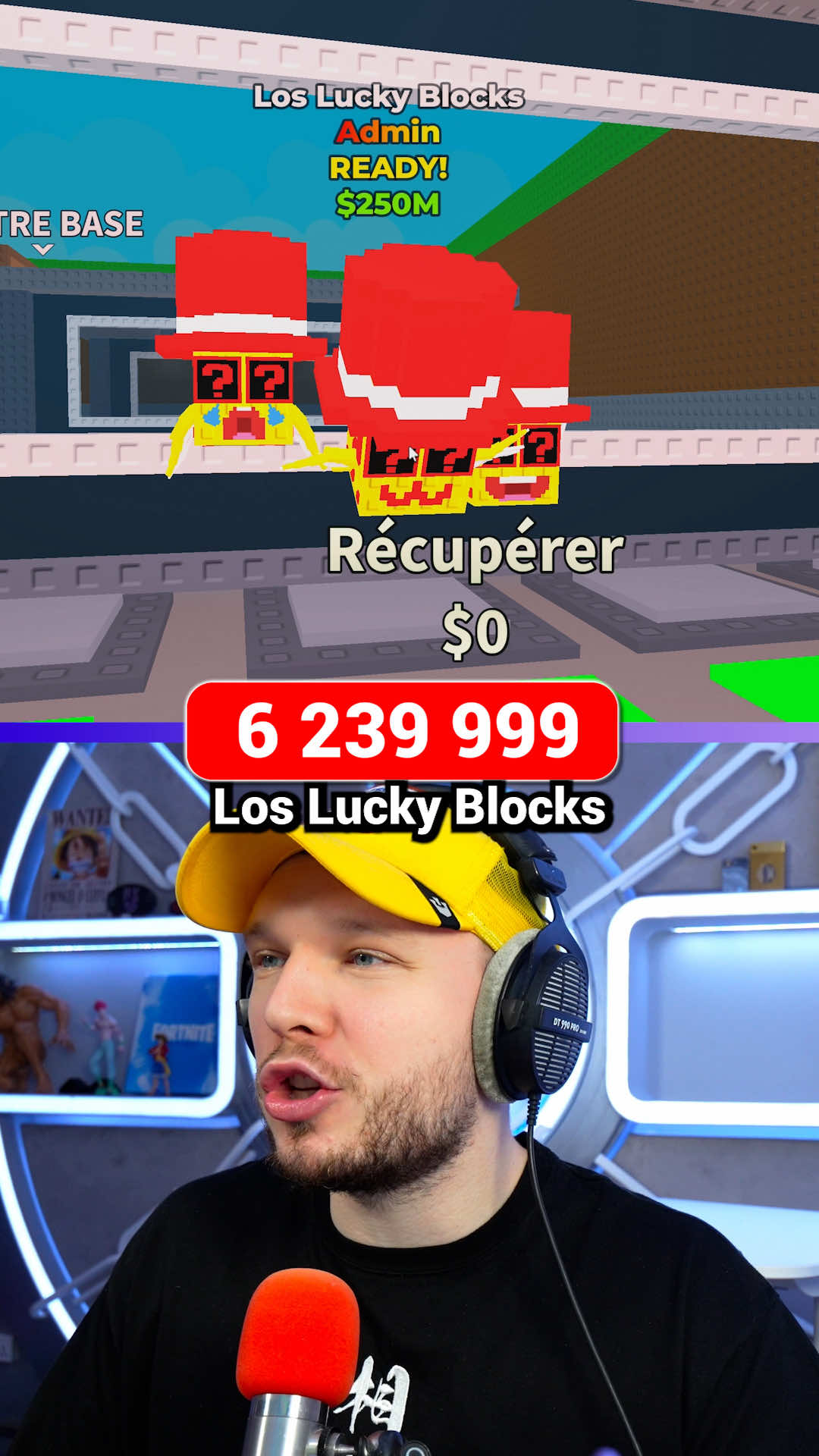 À chaque Abonné, mon LUCKY BLOCK s’améliore #unchained #stealabrainrot #roblox #brainrot 