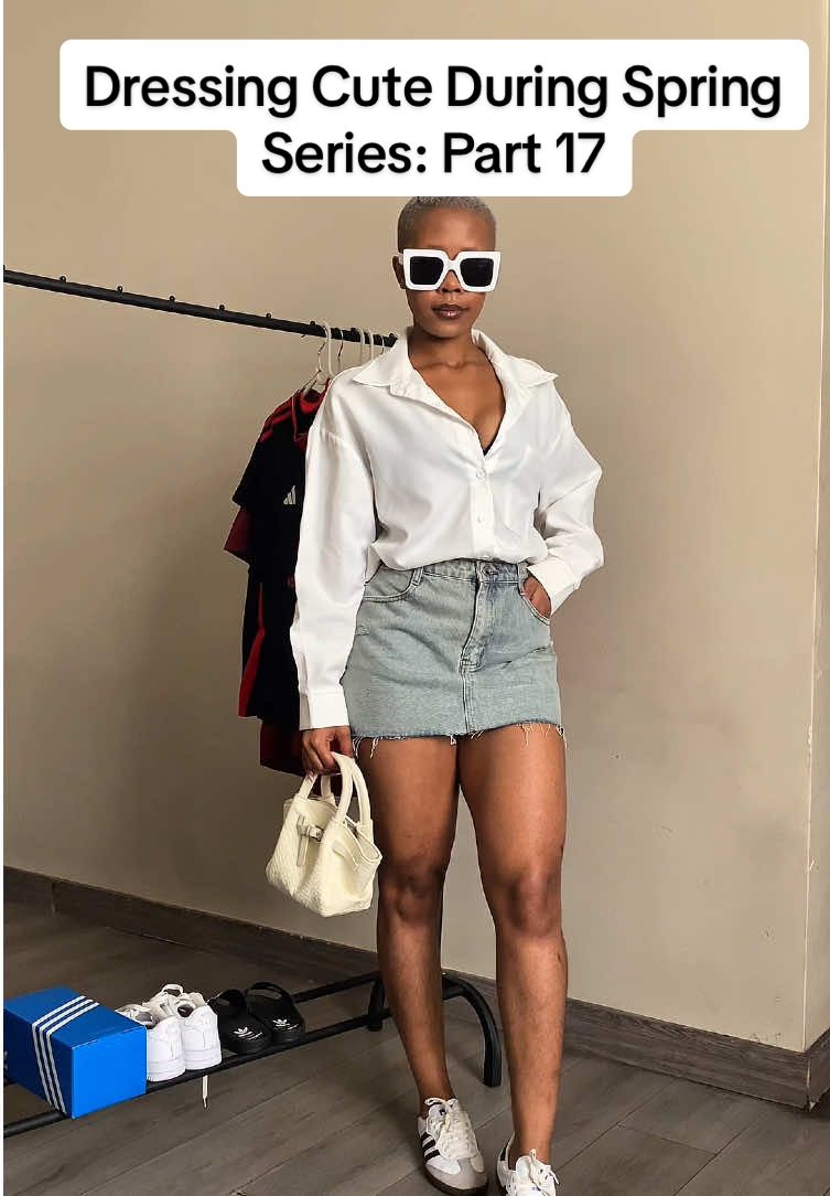 Another day, another cute spring outfit 🥺 @SHEIN @SHEIN ZA  Shirt ID: 10456845 Skirt ID: 100189220 Bag ID: 175410672 🔍 Search EU2PJ to shop my trendies picks on SHEIN! 🔥 #springoutfit #fypシ゚ #explorepage #fashioninspo  #fashiontiktok 