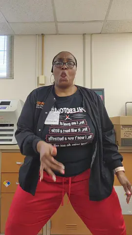 I saw it and just had to hop on it. Lol 😆 #SRPhlebotomist #PhlebotomyLife #23YrsInTheGame #FYP #Chapter47 