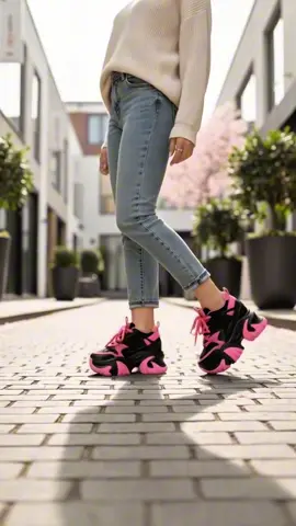 Giày thể thao nữ, sneaker phối màu thời trang #giaynu #giaynuxinh #giaythethaonu #xuhuong 