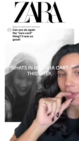 Replying to @nononame WE ARE SO BACK! Here’s what is my Zara cart this week ❤️ #zaracart #zarahaul #zarafinds #fallfashion  @ZARA 