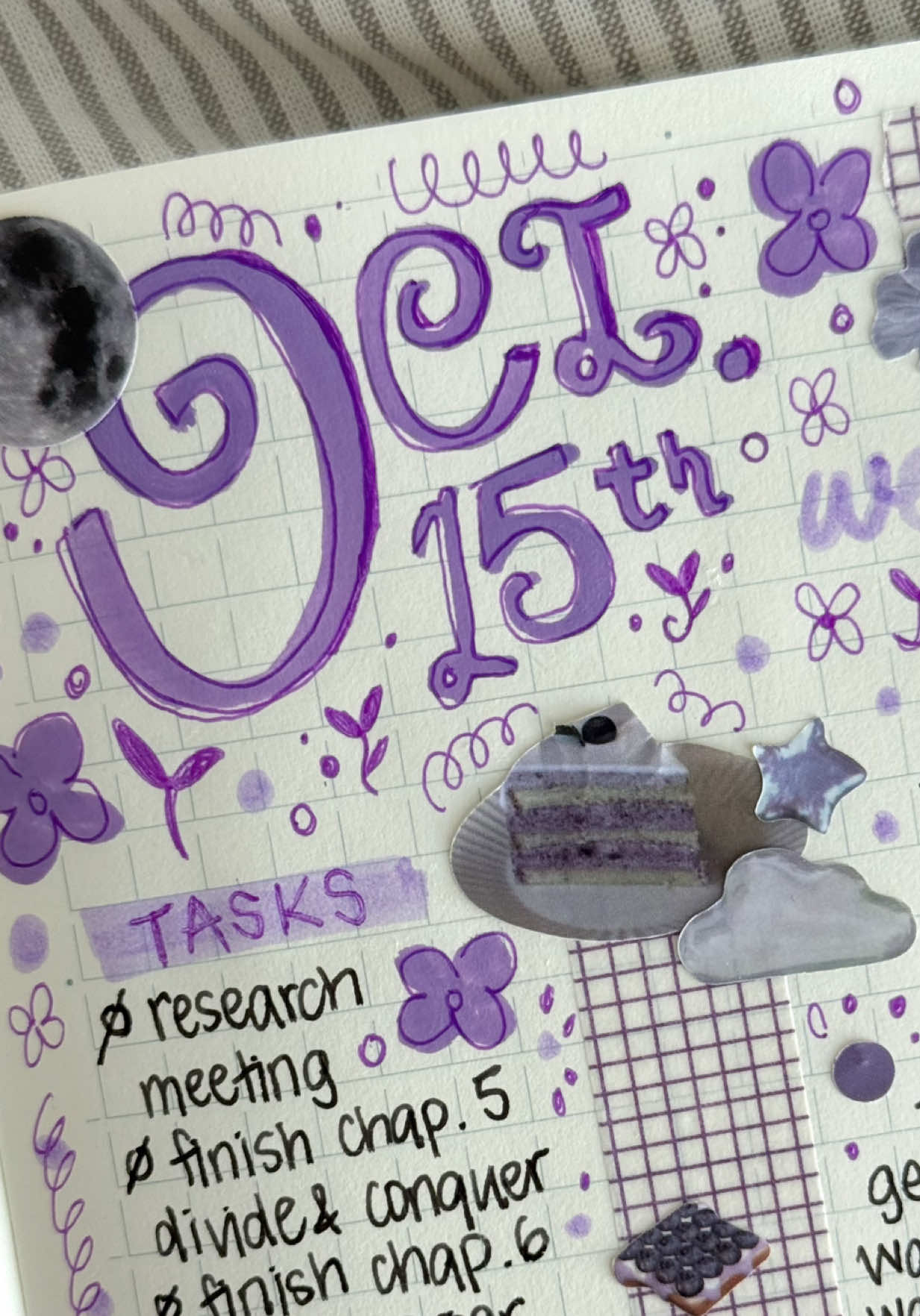 10/15/25 entry! Didn’t want to experiment or stylize too much—i was sooo busy with studying for algo :/ wanted to make my entry simple and ease myself with the stress 🙂‍↕️ i hope everyone has a great day! #journaling #journal #journalideas #journalwithme #journaltok 