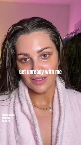 Let’s get unready #skincareroutine #nightroutine #haircare #bedtimeroutine 