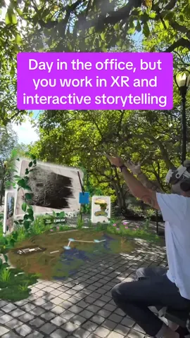 Just another day at the office where stories aren’t just told, they’re lived. 🥽✨ 📍 Central Park, NYC 📌 Client: #GatesFoundation 📎 Project: Apporter La Vie 🥽 Powered by @Meta Quest 3 #vr #experiencialmarketing #marketing﻿ #dayintheoffice 
