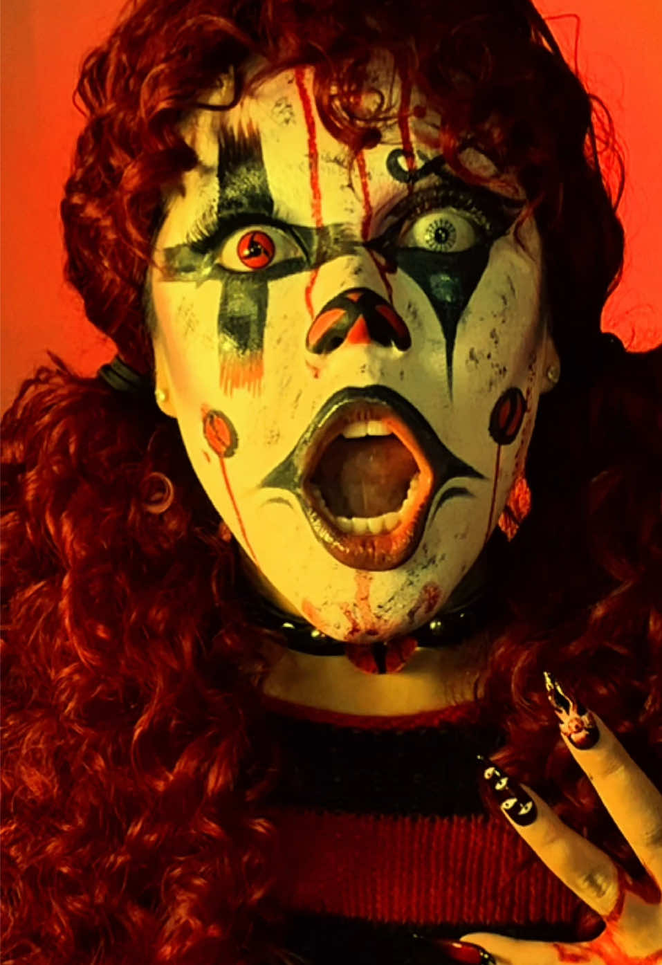 ⚠️danger transition⚠️🤡 No me dejen en flop #maquillaje #halloweenmakeup #ideascreativas  #CapCut 