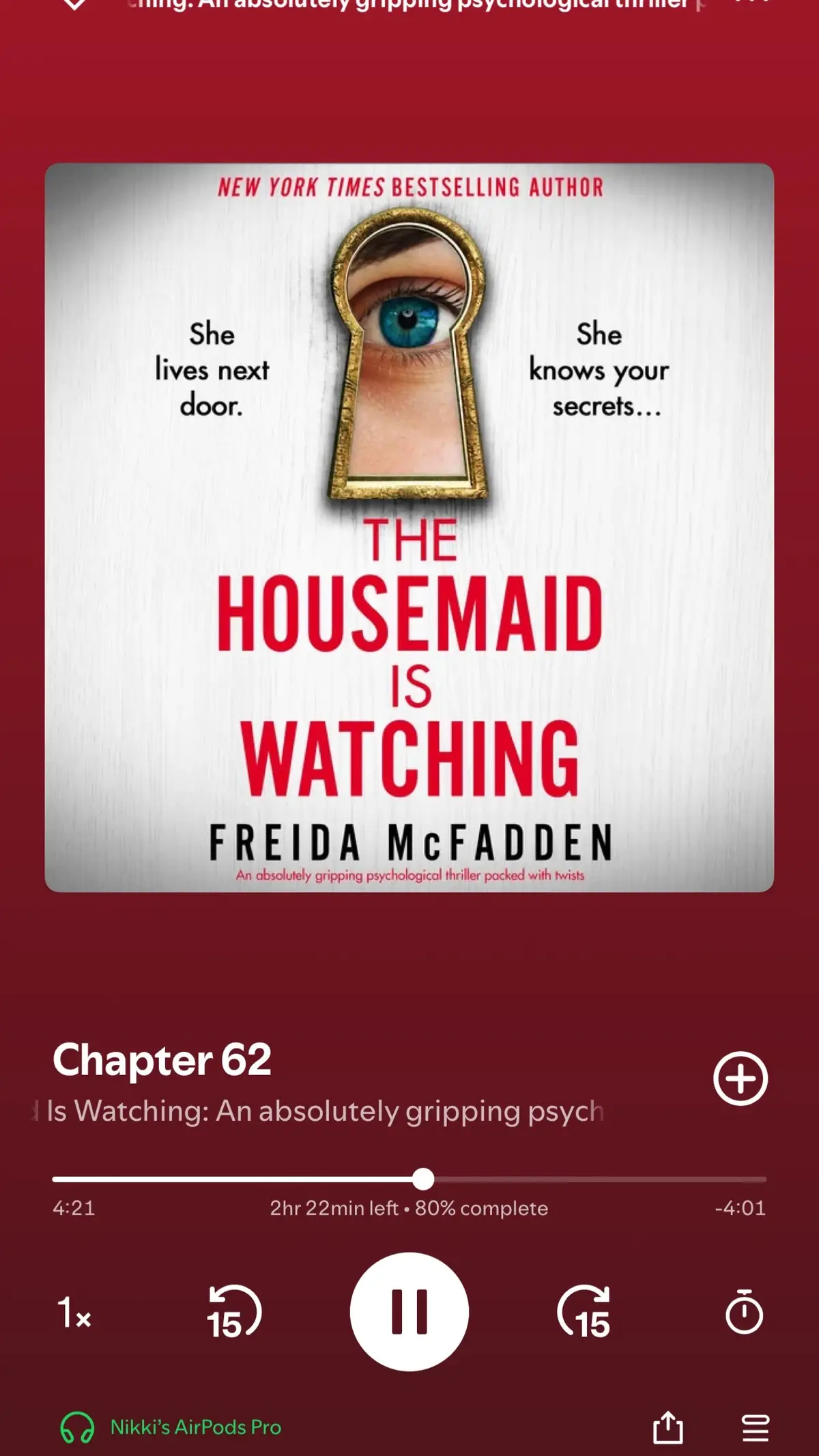 the housemaid series is SO good which book is your fave? #freidamcfadden #thehousemaid #thehousemaidiswatching #BookTok #newread 