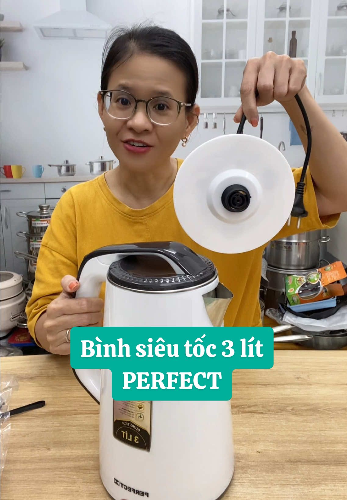 Bình đun siêu tốc 3 lít Perfềct, bảo hành 12 tháng #giadungphuclong #binhsieutoc #amsieutoc #amdunsieutoc #perfect 