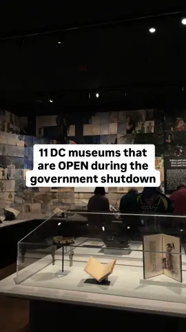 There are plenty of open museums to visit during the government shutdown! #DCisOpen#Only1DC 