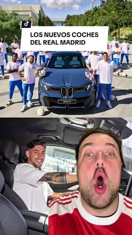 Los nuevos coches del Real Madrid. #DeportesEnTikTok #realmadrid 