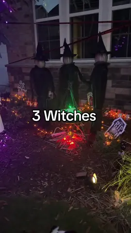Evergreen Set of 3 Lighted Halloween WitchStakes  #qvc @QVC, Inc #halloweendecor #homedecor #tiktokshopcreatorpicks #spookyseason 