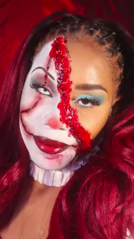 🎈 You’ll Float Too 🤡 #mehronmakeup #halloween2025 #fyp #pennywise #thtjessicagirl 