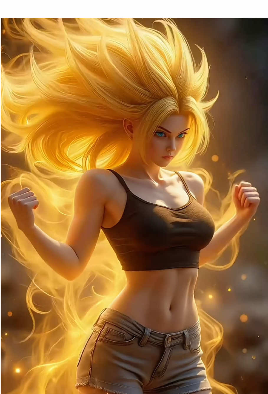 Android 18 super saiyan#ai #supersaiyan 
