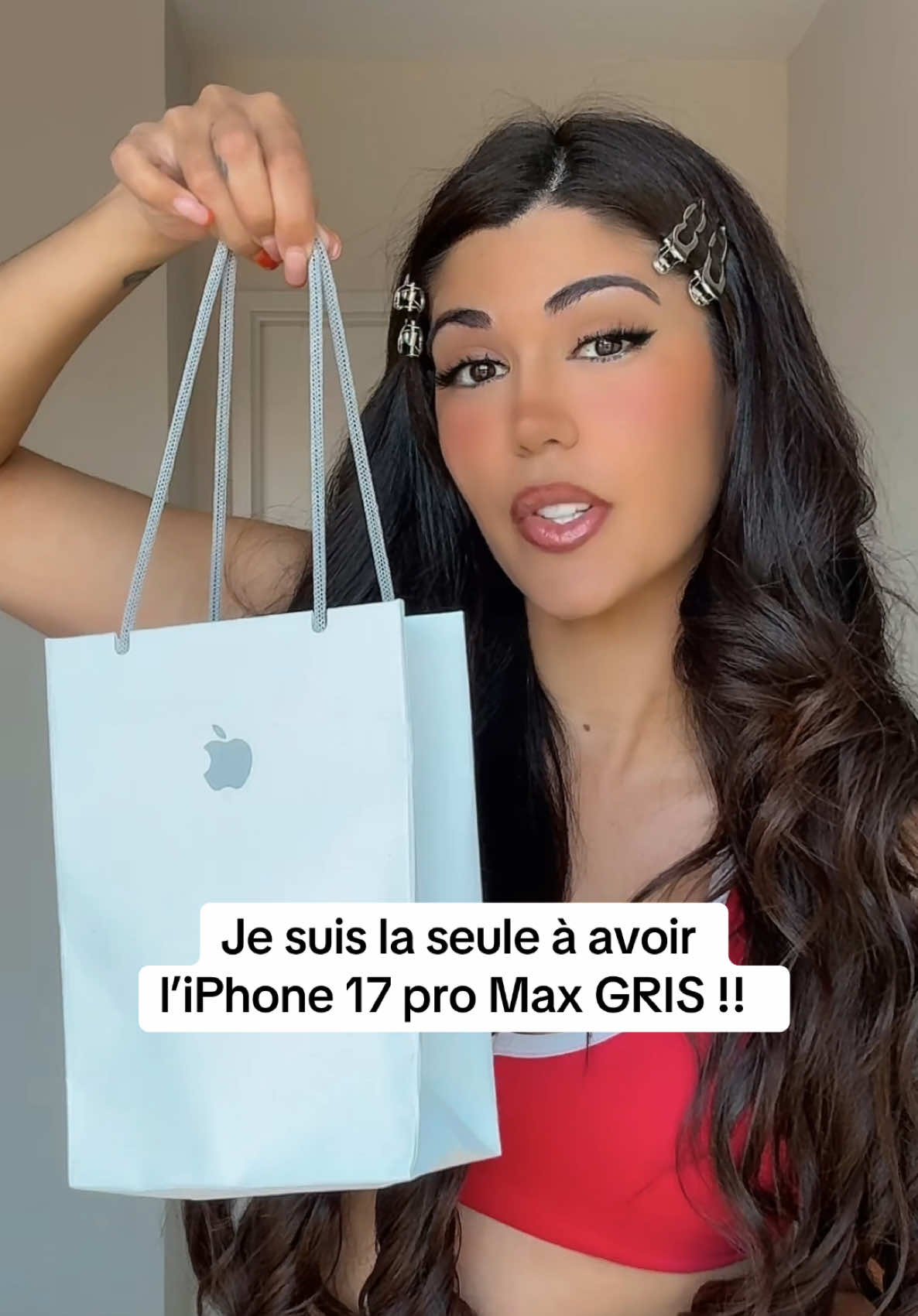 Enfin j’ai mon iPhone 17 pro Max en GRIS 😍