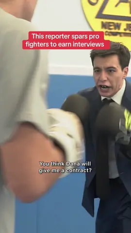 Follow my page to see if I get any better (I do, promise) #interview #mma #UFC #sparring #boxing 