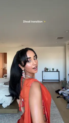 outfit & jewelry from Manashaa in Artesia 🧡 #Diwali #diwalitransition #indianoutfit #browntok  