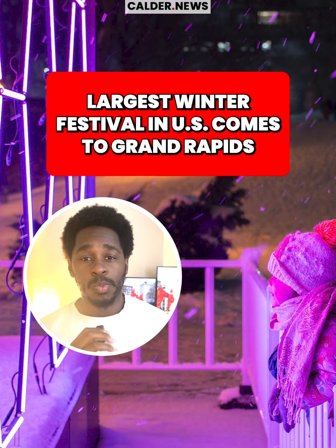 For the sixth year, the World of Winter festival (one of the largest winter festivals in the U.S) is coming to Grand Rapids on January 9th, 2026. ❄️ The free event will feature over 100 art installations, outdoor activities, and family friendly fun. Along with the ocassional food or arts market. #grandrapids #winter #festival #event