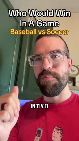 Who would win in a game in their respective sport, soccer or baseball when they compete? #Soccer #football #baseball #MLB #fyp