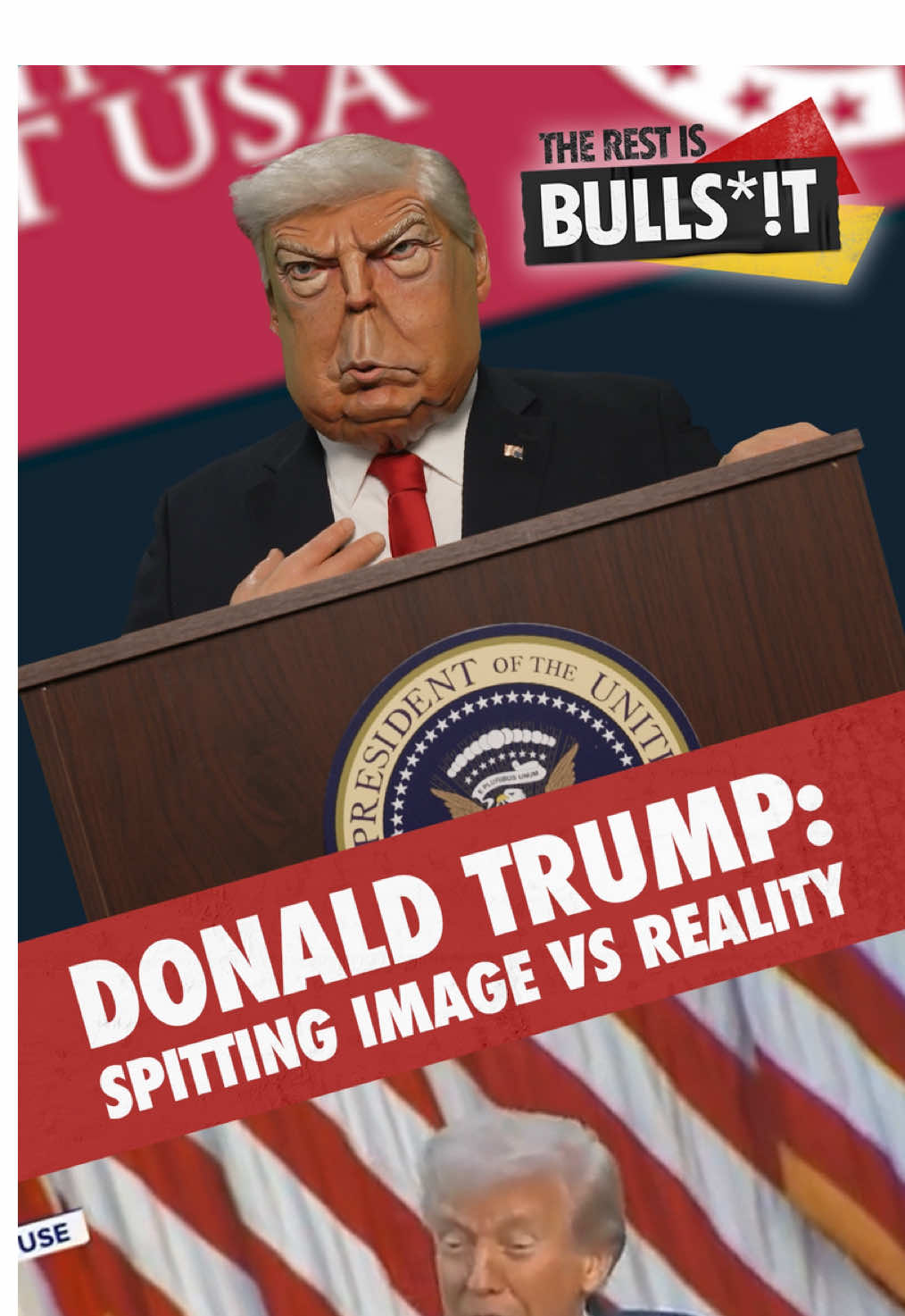 Think we know where Trump got his speech from…Brand new ep of Spitting Image: The Rest Is Bulls*!t out tomorrow 7pm on YouTube 