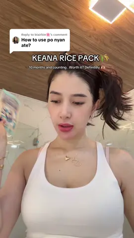 Replying to @blairbie🌸 how to use keana rice pack tayo mga beh! 🙂‍↔️ 2:00am skincare nanaman tayo #keanaricepack #ricemask #japanskincare 