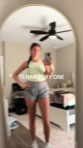 Day 1/75!!! Let’s get ittt  #fyp #75hard #gym #workout #viral 