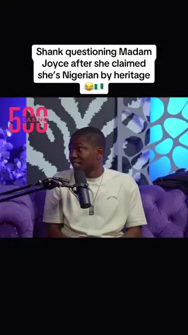 Shank questioning Madam Joyce after she claimed she’s Nigerian by heritage 😂🇳🇬 #fypシ゚ #fyp #shankcomics #madamjoyce #nigeriantiktok🇳🇬 #viral #foryoupage❤️❤️ #77blocks #nigeria 