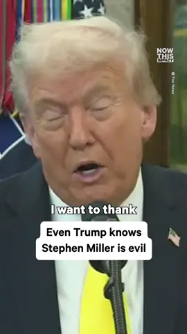 Trump said he wouldn’t want Stephen Miller to share his ‘truest feelings’ out in the open because that ‘might be going a bit too far.’ Even he seems to know his former senior White House adviser has been widely accused of promoting white supremacist views.