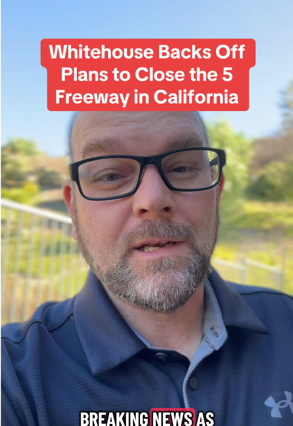 Whitehouse Backs Off Plans to Close the 5 Freeway in California 10/16 #breakingnews #i5 #military #liberal #fdt