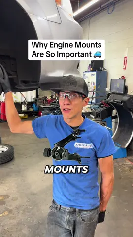 Make sure to get your engine mounts checked every couple of years to ensure they are in good condition 🚙 #car #truck #automotive #cartok #fyp 