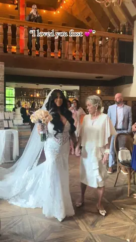 #mom , I’ll never forget the moment you walked me down the aisle. she looked at me and said, ‘I loved you first. Walking down the aisle without my #Dad was one of the hardest things I’ve ever faced. Howeve we also knew he was there in spirit. Mom tank you for your #strength, your #Love, and for being by my side. I will #cherish this  moment forever, My Queen 