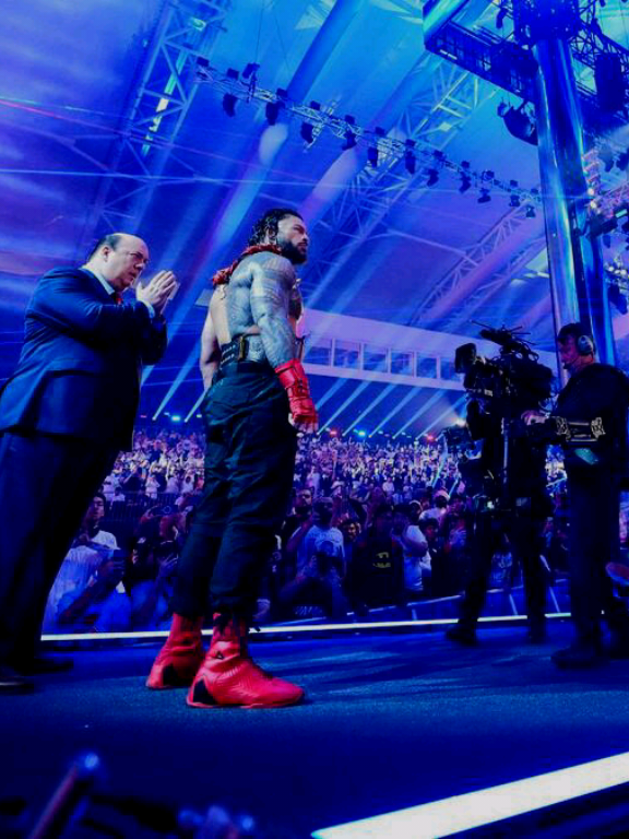 Roman Reigns Entrance in Crown Jewel. #romanreigns #tribalchief #entrance #edits #viral 