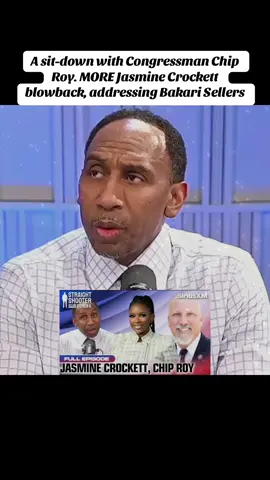 A sit-down with Congressman Chip Roy. MORE Jasmine Crockett blowback, addressing Bakari Sellers  #stephenasmith #news #foryou #america #viral 