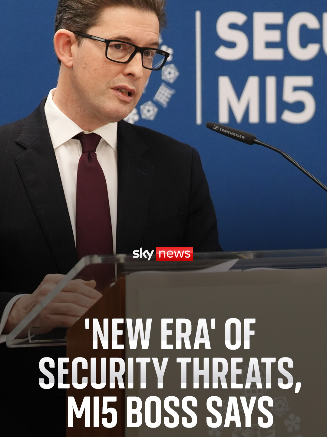 MI5 boss has warned the UK faces a 'new era' of state and terror threats. Sir Ken McCallum says he will 