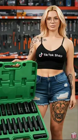 🧰 potência e precisão em cada encaixe ⚙️ #ferramentasprofissionais #kitsocket #tiktokshopbrasil #ofertadoDia #mecânica  