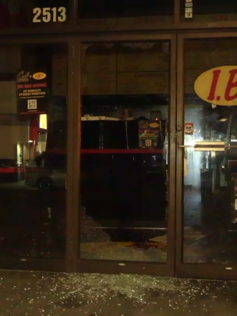 Several businesses in Berkeley were burglarized in what police believe was a connected crime spree. #berkeley #crime