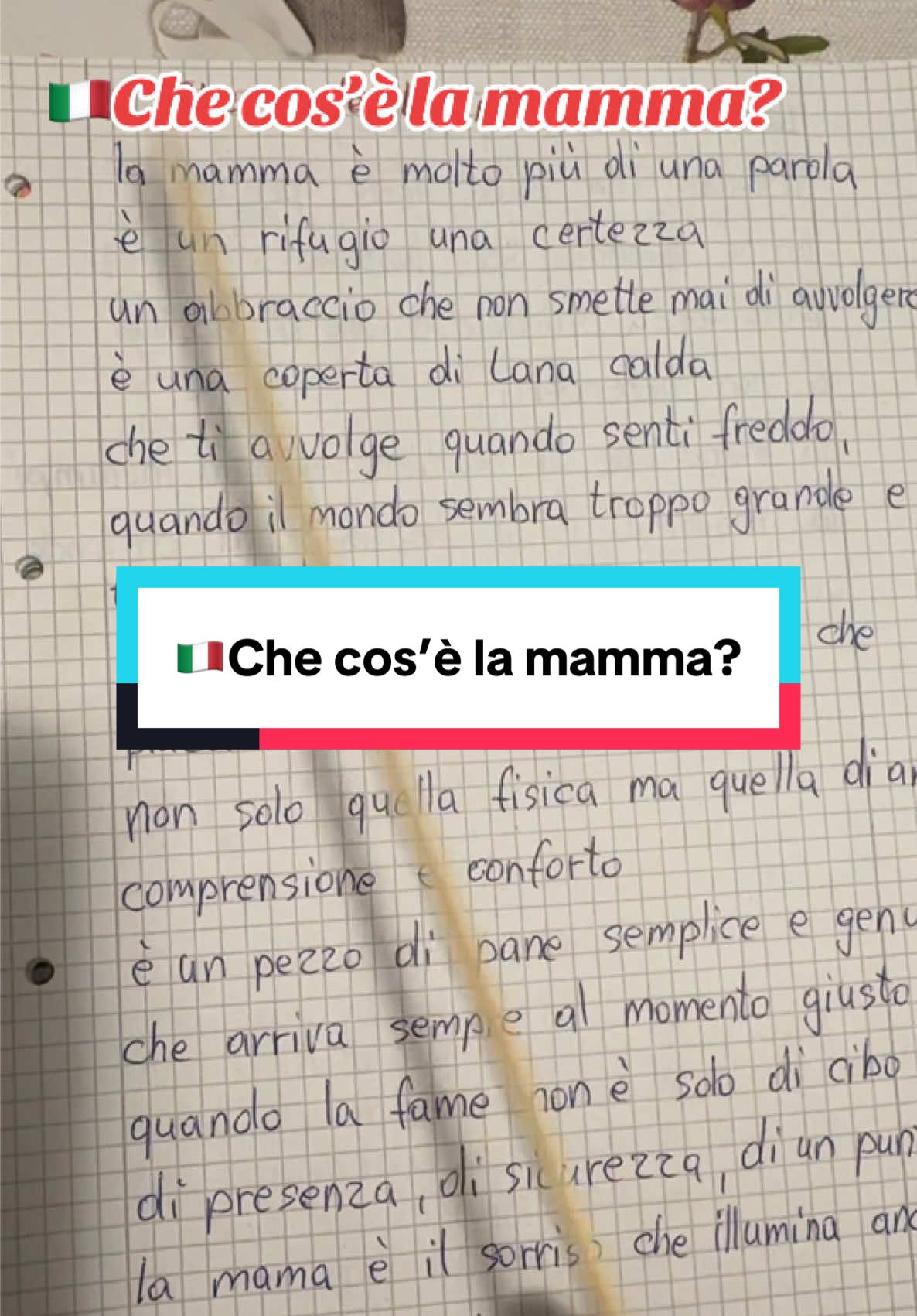 🇮🇹Che cos’è la mamma? #for #foryoupage❤️❤️ #goviral #tiktokviral #tik_tok 