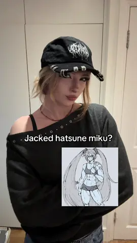 Haven’t seen many 😮‍💨  (Hat from @Breathedivinity code:vader) #hatsunemiku #musclemommy #gym #fyp #gymrat 