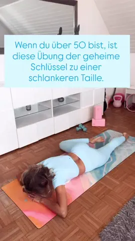 Lieblings Taillen Übung💪🏻 Sie lässt dein Bauch- und Taillenfett schmelzen. Speichere dir das Video und probiere es gleich aus 🔥💪🏻