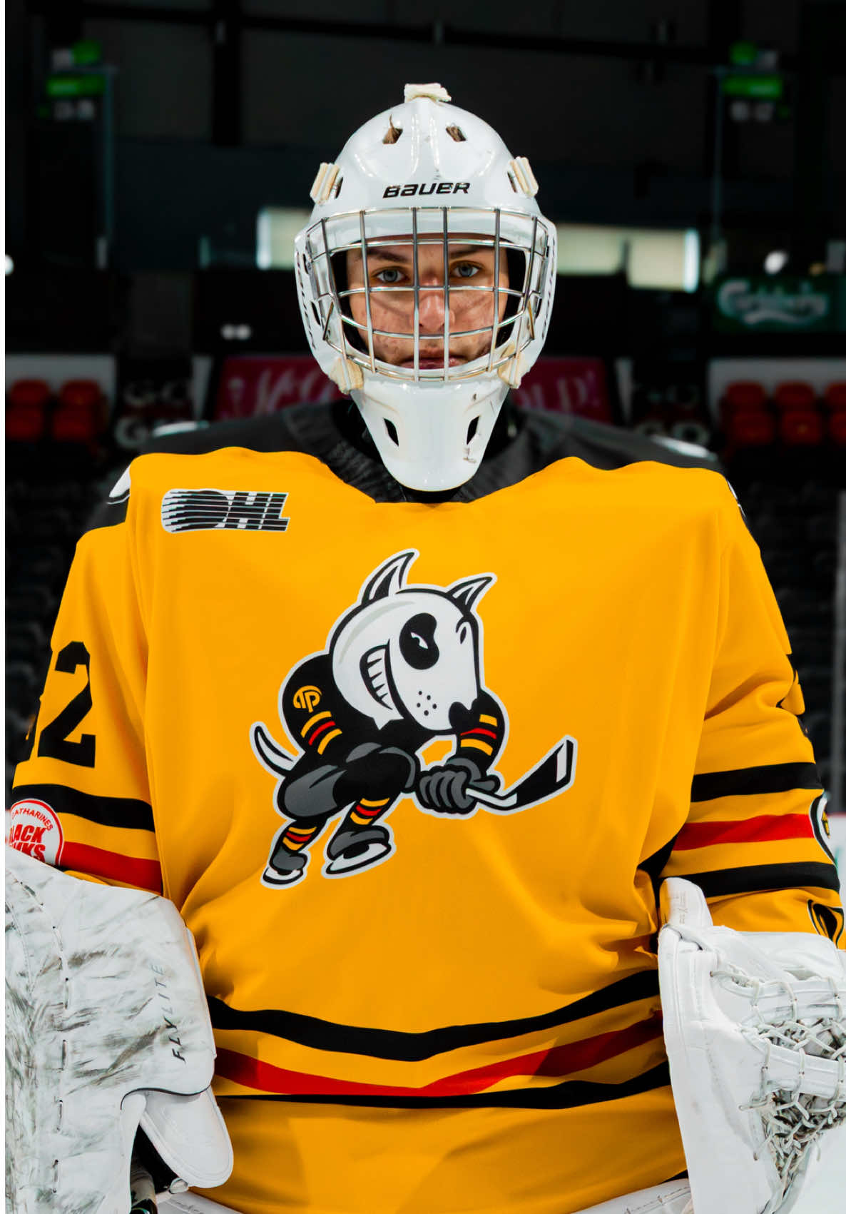 In another life, Yermo was a figure skater ⛸️ #NiagaraIceDogs #OHL #hockeytiktoks #hockeygoalie 