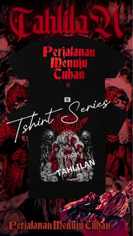 PERJALANAN MENUJU TUHAN Cover T-shirt Edy.  Available.  #demonsmusicstore #jajanrock #tahlilanband #distrotasik 
