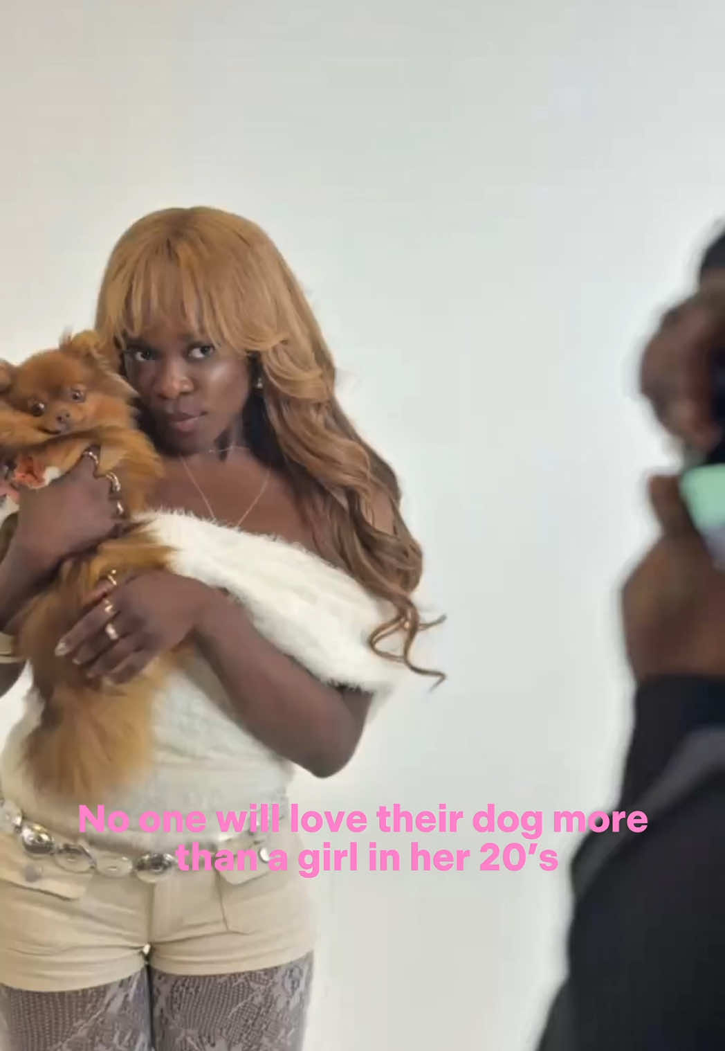 Just two babywomen navigating life side by side 🐾💕 Pre save link for ‘Babywoman’ in bio 💘 #dogmom #babywoman #fyp #newmusic #justagirl 